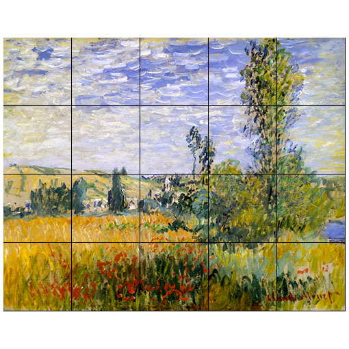 Monet "Landscape Vetheuil"